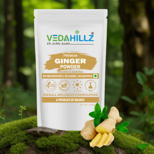 Vedahillz Ginger Root Powder for Cooking and Health Made from Selected Fresh Ginger
